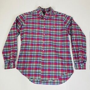 Ralph Lauren Classic Fit Plaid Button‎ Down Shirt Long Sleeve, M